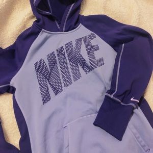 NIKE: Therma Fit Purple Hoodie